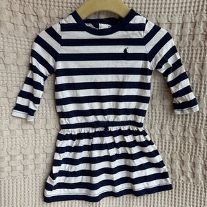 Ralph Lauren Navy and White Striped Dress